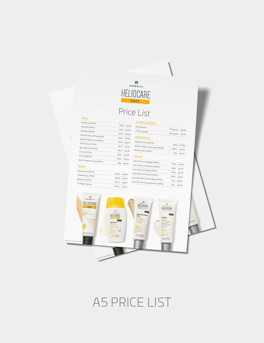 HELIOCARE A5 Price List