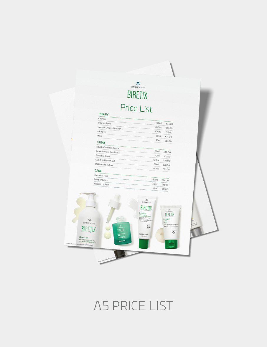 BIRETIX A5 Price List